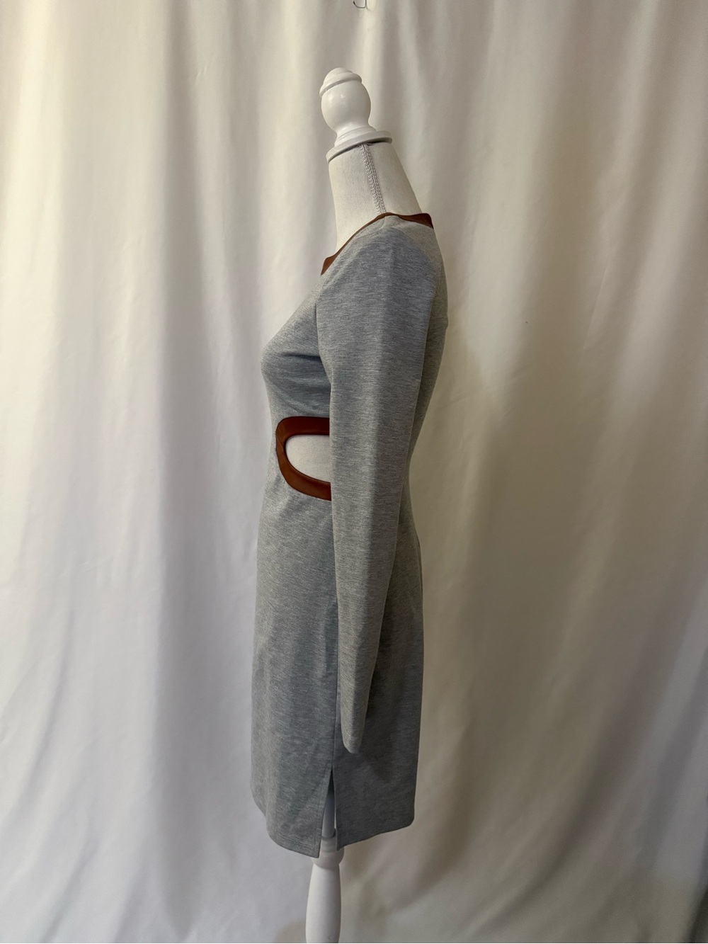 STAUD Dolce Cut Out Jersey Bodycon Mini Dress Size S - Picture 9 of 10